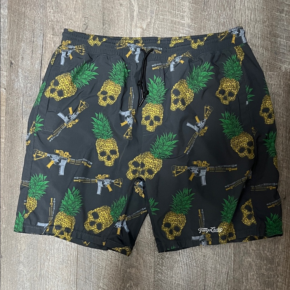 Tango Charlie “Tropical Pineapple” Gym Shorts